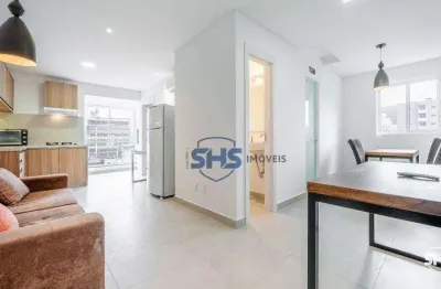 Apartamento com 1 dormitório para alugar, 65 m² por r$ 3.050,00/mês - vila nova - blumenau/sc