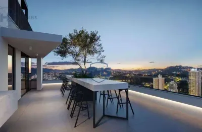 Apartamento com 1 dormitório à venda, 21 m² por r$ 320.000,00 - velha - blumenau/sc