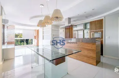 Apartamento com 3 dormitórios para alugar, 117 m² por r$ 5.212,00/mês - escola agrícola - blumenau/sc