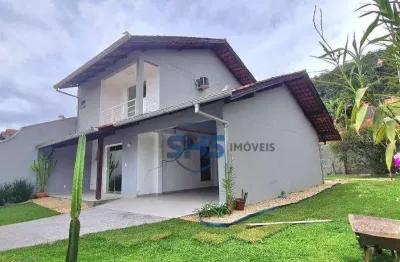Casa com 3 dormitórios para alugar, 165 m² por r$ 4.565,00/mês - salto weissbach - blumenau/sc