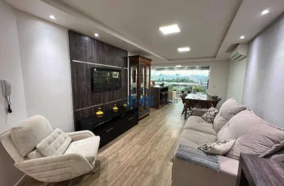 Apartamento com 2 dormitórios para alugar, 87 m² por r$ 3.760,00/mês - velha - blumenau/sc