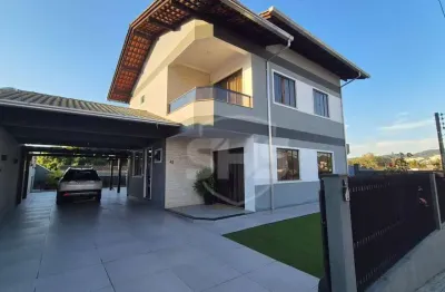 Casa com 3 dormitórios à venda, 338 m² por r$ 1.280.000,00 - fortaleza - blumenau/sc