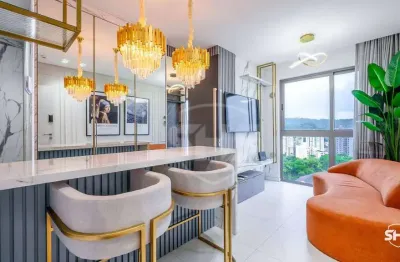 Apartamento com 1 dormitório para alugar, 35 m² por r$ 3.415,00/mês - victor konder - blumenau/sc