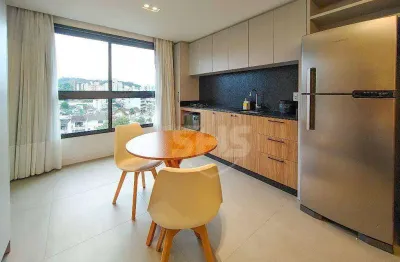 Apartamento com 1 dormitório para alugar, 34 m² por r$ 3.280,00/mês - velha - blumenau/sc