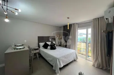 Apartamento com 1 dormitório para alugar, 27 m² por r$ 2.890,00/mês - velha - blumenau/sc