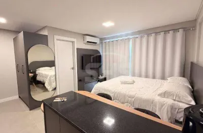 Apartamento com 1 dormitório para alugar, 28 m² por r$ 2.285,00/mês - velha - blumenau/sc