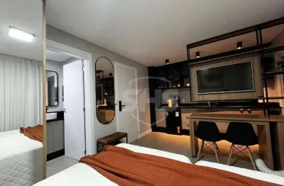 Apartamento com 1 dormitório, 27 m² - venda por R$ 380.000,00 ou aluguel por R$ 2.737,00/mês - Velha - Blumenau/SC