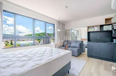 Apartamento com 1 dormitório para alugar, 35 m² por R$ 2.895,00/mês - Velha - Blumenau/SC