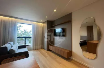 Apartamento com 1 dormitório para alugar, 32 m² por R$ 3.040,00/mês - Velha - Blumenau/SC