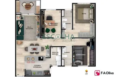 Apartamento com 3 quartos à venda na Avenida Caetano Gornati, Engordadouro, Jundiaí