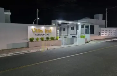 Sobrado geminado novo de 2 quartos em condomínio fechado no bairro espinheiros
