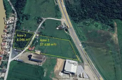 Terreno à venda, 23684 m² por r$ 15.000.000,00 - volta grande - navegantes/sc