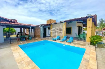 Casa com 7 dormitórios à venda, 430 m² por r$ 550.000 - praia do presídio - aquiraz/ce