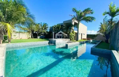 Casa com 5 dormitórios à venda, 450 m² por r$ 1.700.000,00 - porto das dunas - aquiraz/ce