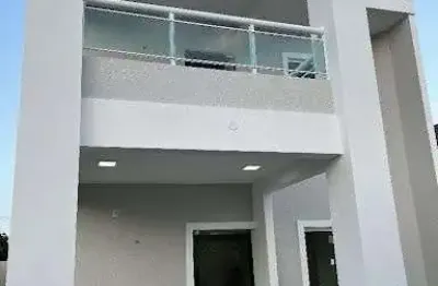 Casa com 3 dormitórios à venda, 138 m² por r$ 450.000,00 - tabajara - aquiraz/ce