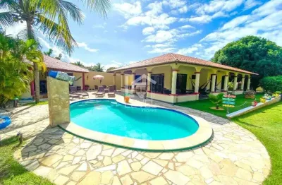 Chácara com 6 dormitórios à venda, 1580 m² por r$ 1.100.000,00 - chácara da prainha - aquiraz/ce