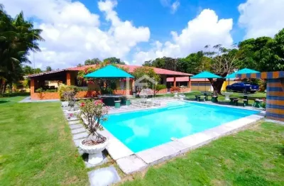 Chácara com 4 dormitórios à venda, 20000 m² por r$ 1.380.000,00 - aquiraz - aquiraz/ce