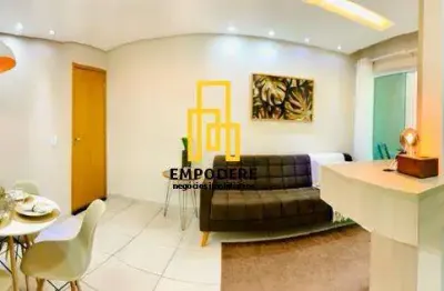 Apartamento mobiliado para venda em uberlândia, roosevelt, 2 dormitórios, 1 banheiro, 1 vaga