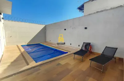 Casa alto padrão para venda em uberlândia, alto umuarama, 3 dormitórios, 1 suíte, 2 banheiros, 3 vagas