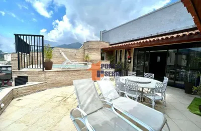 Cobertura com 4 quartos à venda, 410 m² por r$ 2.400.000 - agriões - teresópolis/rj