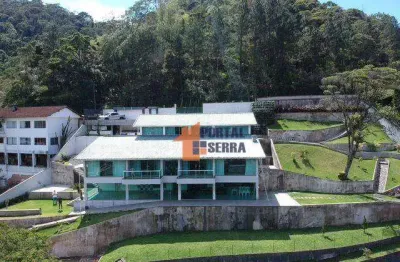 Casa com 4 suítes à venda, 580 m² por r$ 3.800.000 - comary - teresópolis/rj