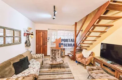 Casa com 3 quartos à venda, 110 m² por r$ 470.000 - panorama - teresópolis/rj