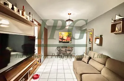 Apartamento padrão - apartamento com 2 quartos, reformado e com móveis fixos  na praia do morro - guarapari , es