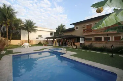 Casa com 4 dormitórios à venda, 360 m² por r$ 5.800.000,00 - condomínio hanga roa - bertioga/sp