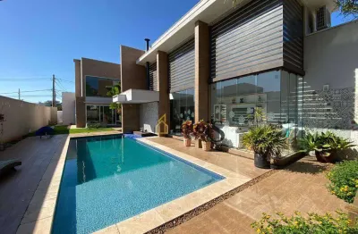 Casa com 5 dormitórios à venda, 420 m² por r$ 3.500.000,00 - condomínio xapada parque ytu - itu/sp