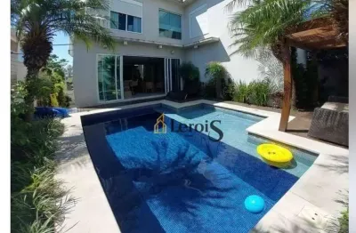 Casa de luxo com 5 dormitórios à venda, 488 m² por r$ 4.000.000 - condomínio helvetia park iii - indaiatuba/sp