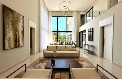 Casa com 5 dormitórios à venda, 410 m² por r$ 6.000.000,00 - condomínio villa dos pinheiros - indaiatuba/sp