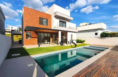 Casa com 4 dormitórios à venda, 327 m² por r$ 2.800.000 - condomínio villas do golfe - itu/sp