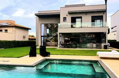 Casa com 4 dormitórios à venda, 370 m² por r$ 4.500.000,00 - condomínio fazenda alvorada - porto feliz/sp