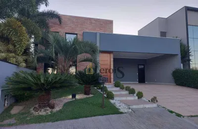 Casa com 3 dormitórios à venda, 192 m² por r$ 1.690.000,00 - condomínio dona lucilla - indaiatuba/sp