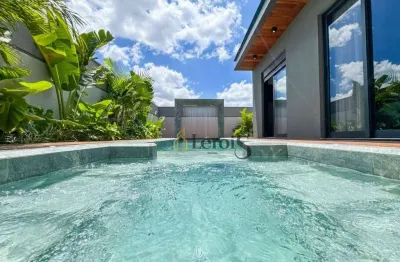 Casa com 3 dormitórios à venda, 267 m² por r$ 4.000.000,00 - condomínio villa dos pinheiros - indaiatuba/sp