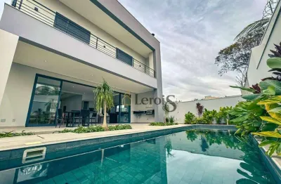 Casa com 3 dormitórios à venda, 351 m² por r$ 3.850.000,00 - condomínio residencial santorini - indaiatuba/sp