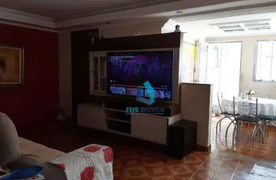 Casa com 3 dormitórios à venda, 137 m² por r$ 430.000,00 - centro - diadema/sp