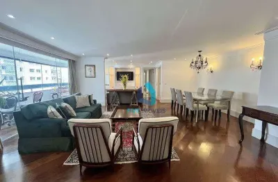 Apartamento com 4 dormitórios para alugar, 147 m² por r$ 19.091,00/mês - moema - são paulo/sp