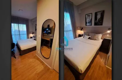 Studio com 1 dormitório à venda, 22 m² por r$ 420.000,00 - brooklin - são paulo/sp