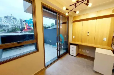 Studio com 1 dormitório à venda, 31 m² por r$ 355.000,00 - santo amaro - são paulo/sp