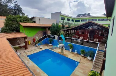 Chácara com 10 dormitórios - venda por r$ 3.500.000,00 ou aluguel por r$ 1.900,00/dia - jardim shangrilá (zona sul) - são paulo/sp