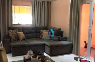 Sobrado com 3 dormitórios à venda, 200 m² por r$ 585.000,00 - parque residencial cocaia - são paulo/sp