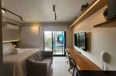 Apartamento com 1 dormitório para alugar, 29 m² por r$ 4.485,00/mês - indianópolis - são paulo/sp