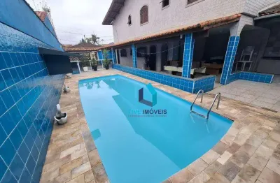 Sobrado com 3 dormitórios à venda, 75 m² por r$ 430.000,00 - jardim praia grande - mongaguá/sp