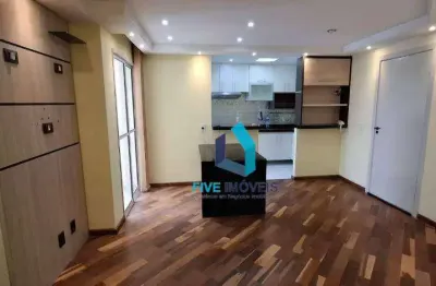 Apartamento com 2 dormitórios para alugar, 50 m² por r$ 3.000,00/mês - campininha - são paulo/sp