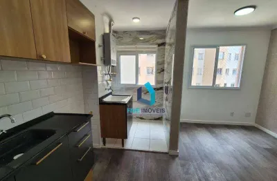 Apartamento com 2 dormitórios para alugar, 35 m² por r$ 1.750,00/mês - interlagos - são paulo/sp