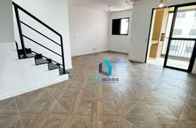 Apartamento duplex com 3 dormitórios, 180 m² - venda por r$ 950.000,00 ou aluguel por r$ 5.410,00/mês - interlagos - são paulo/sp
