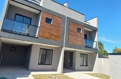 Sobrado moderno com terraço – 3 quartos (1 suíte) – 140 m² –  3 vagas garagem capão raso _ unidade 02