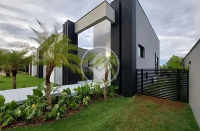 Casa linear de luxo condominio victoria golf residence, piscina suspensa codigo: 159455