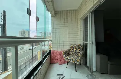 Imperdível apartamento à venda em praia grande-sp, bairro caiçara: 2 quartos, 1 suíte, 79m² e garagem